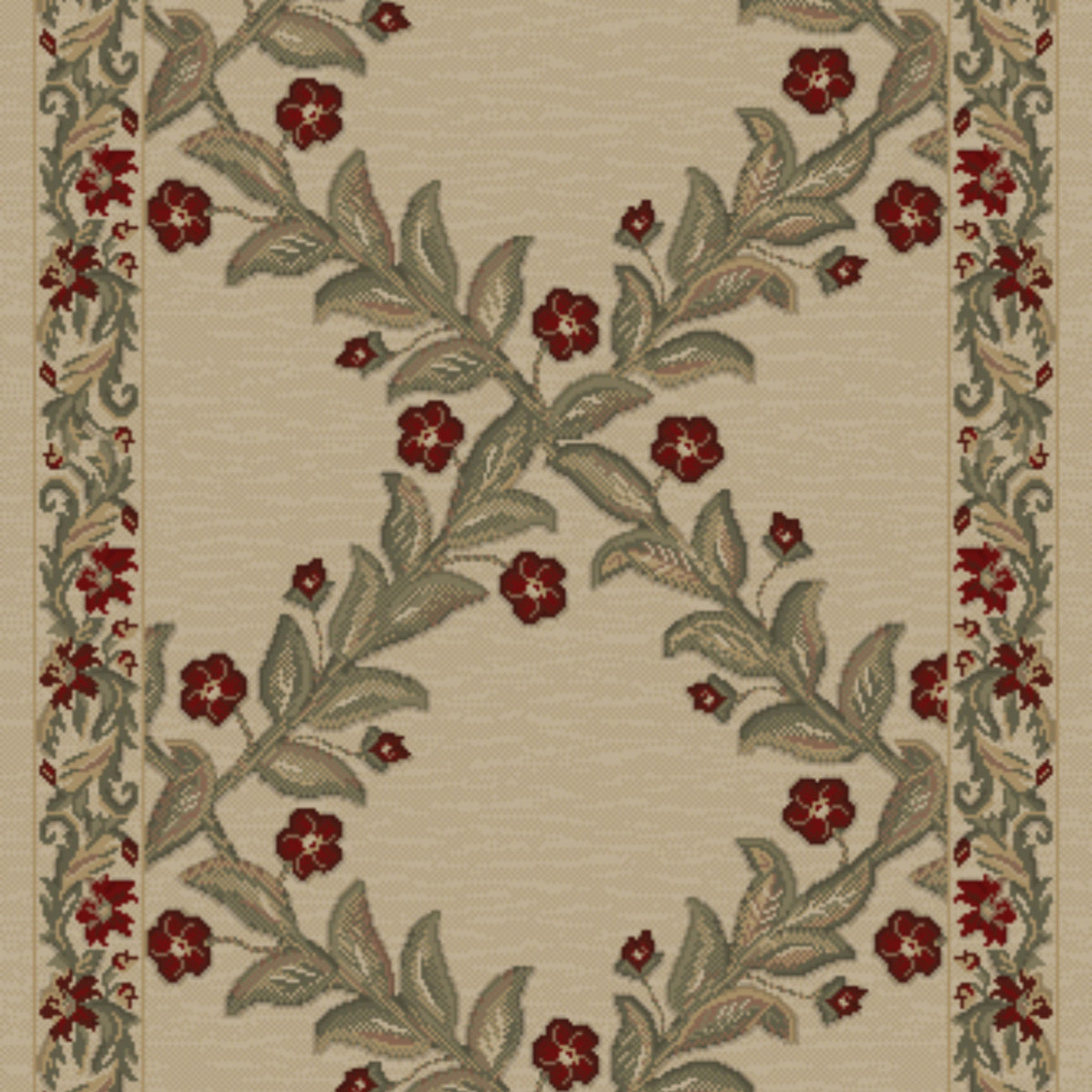 Incredible Runner in Antique Chiffon Carpet