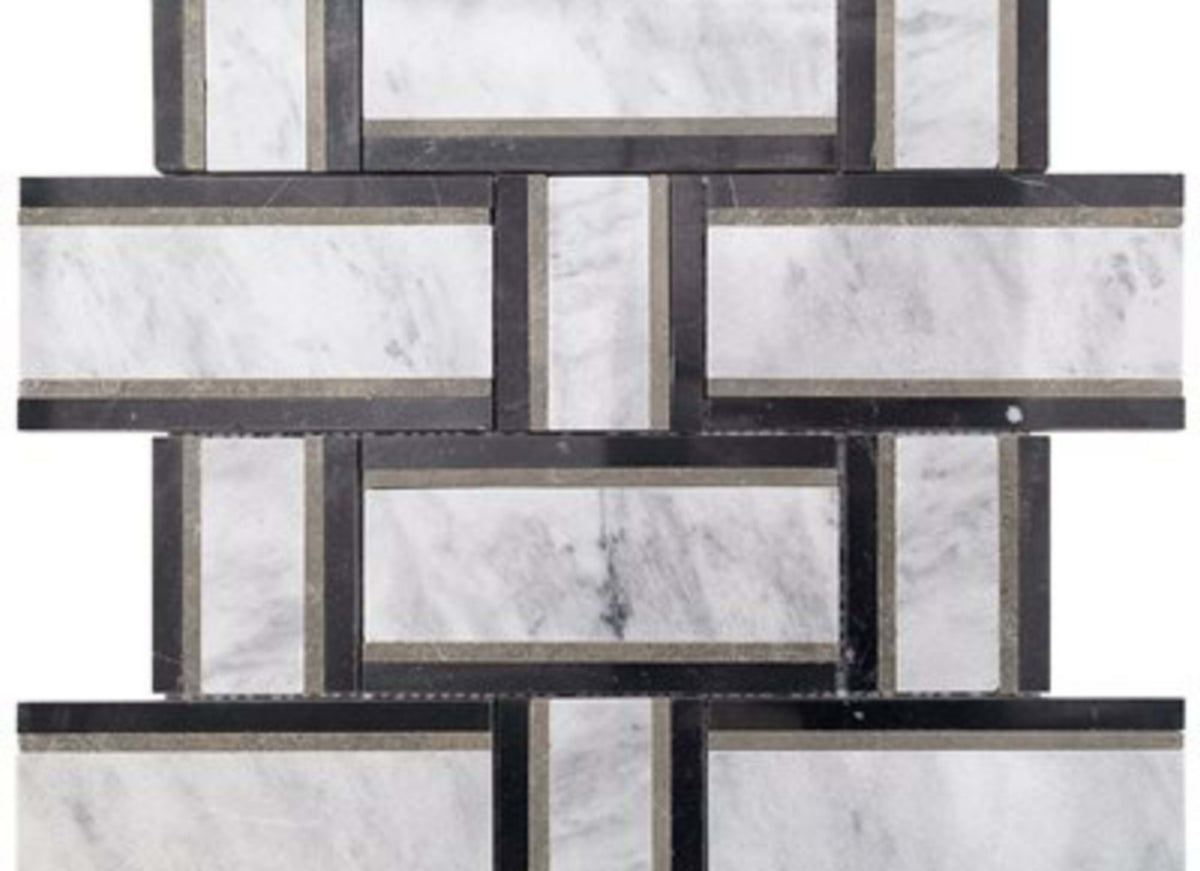Interlace in Malasia Gray Lagos  Nero Marquina