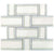 Interlace in Thassos Ming Green  Blue Celeste Natural Stone