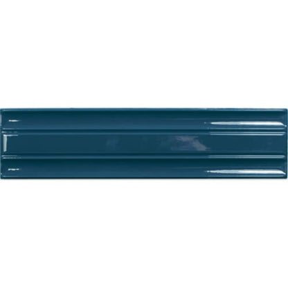 In Collection in Blue Random Line Design Tile