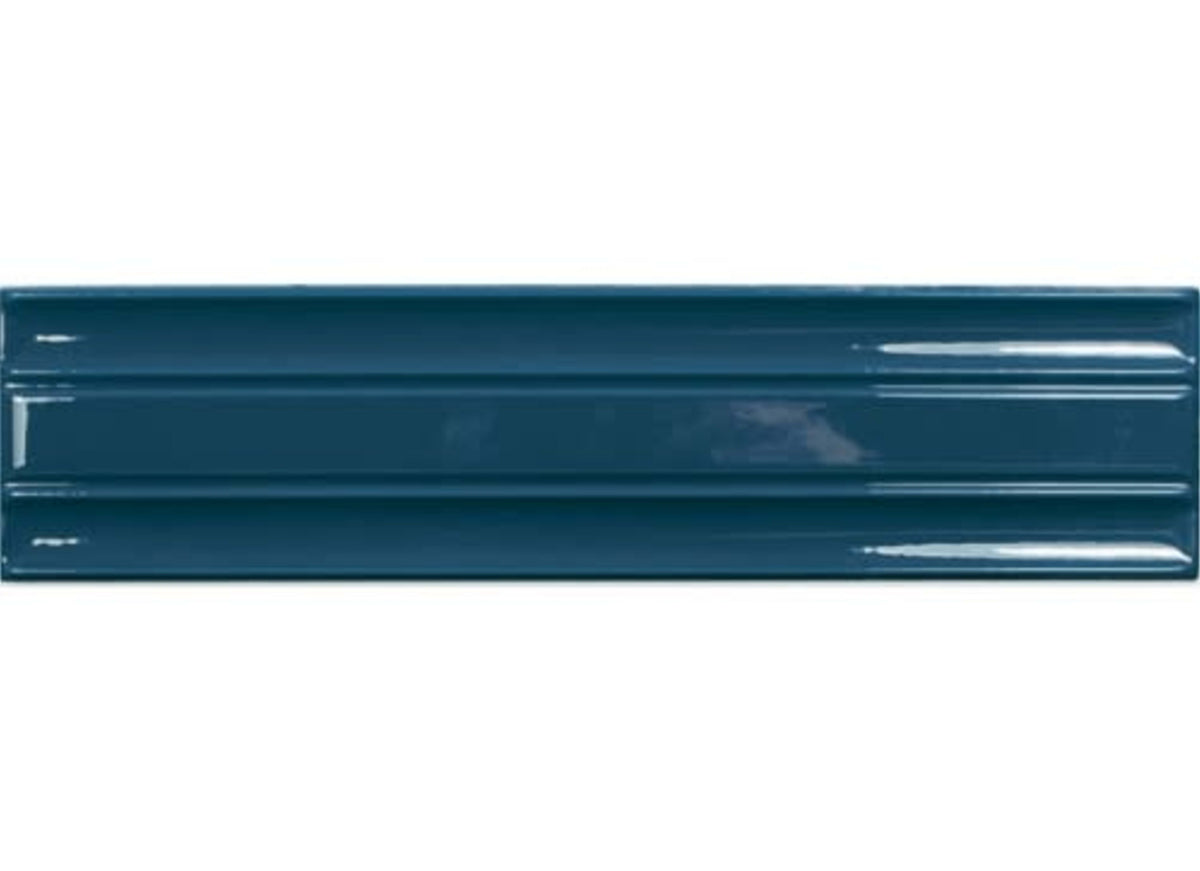 In Collection in Blue Random Line Design