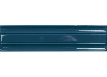 In Collection in Blue Random Line Design
