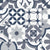 Easy Living in Navy Vinyl Sheet Goods