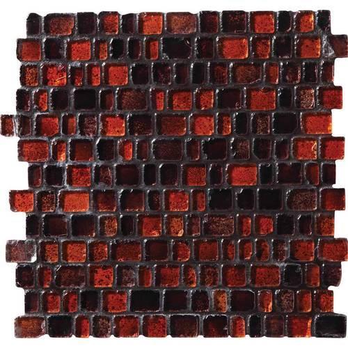 Jewel Tide in Bonfire Glass Tile