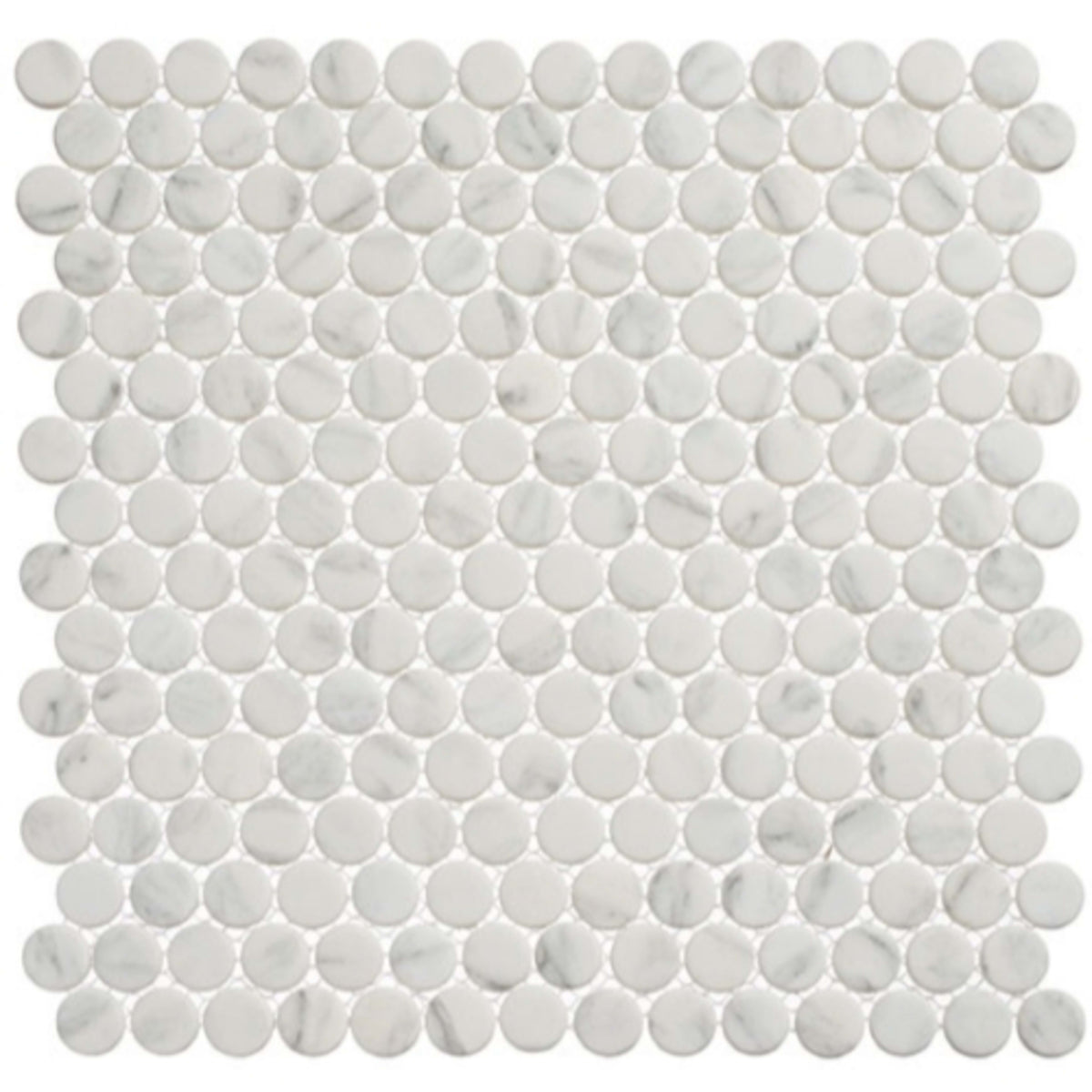Polka Dots Collection in Jasmine Delight Glass Tile