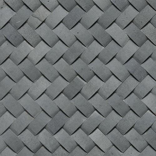 Stone a' la Mod&trade; in Basketweave Honed Urban Bluestone Natural Stone