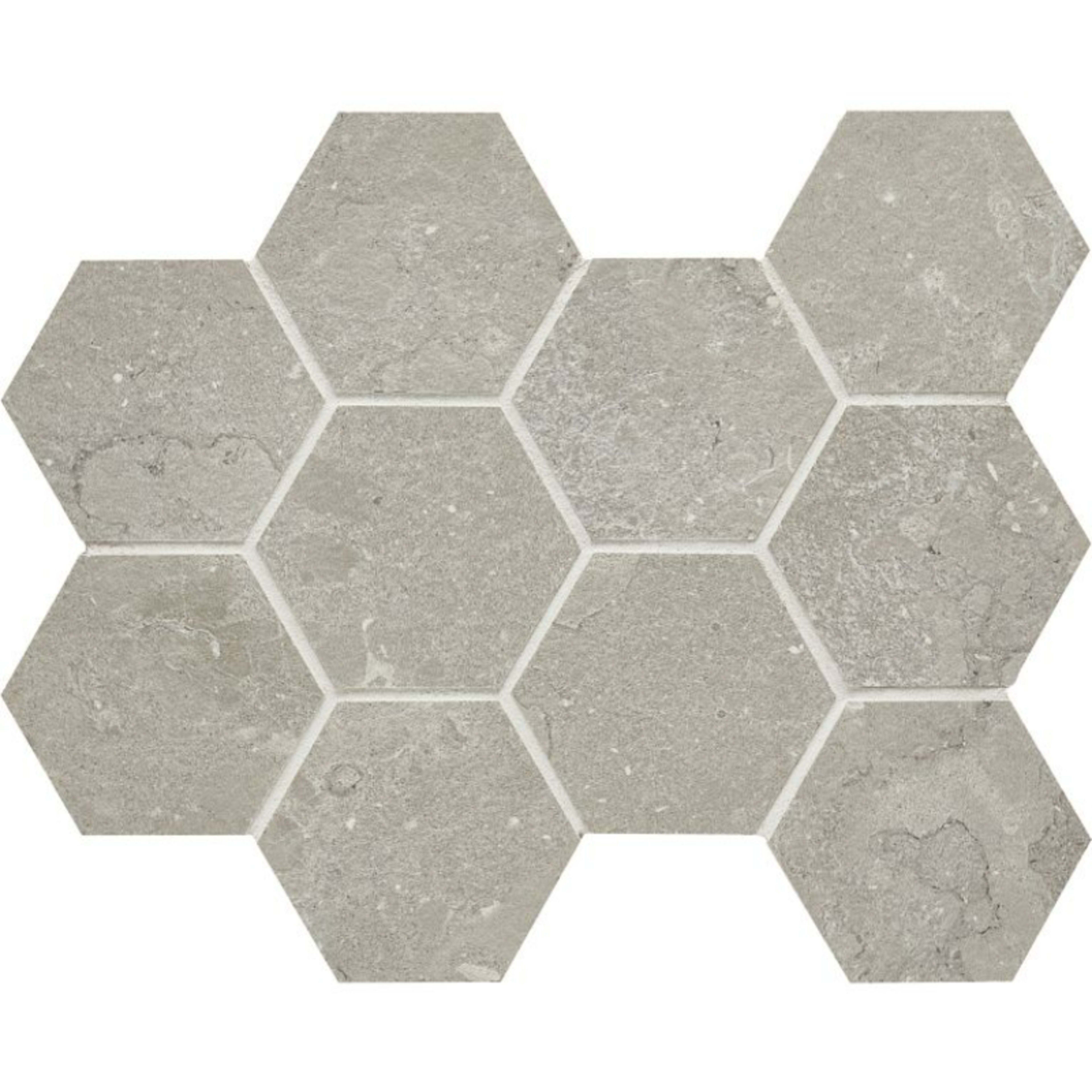 Lagos in Light Grey Mesh Tile – DesignCo