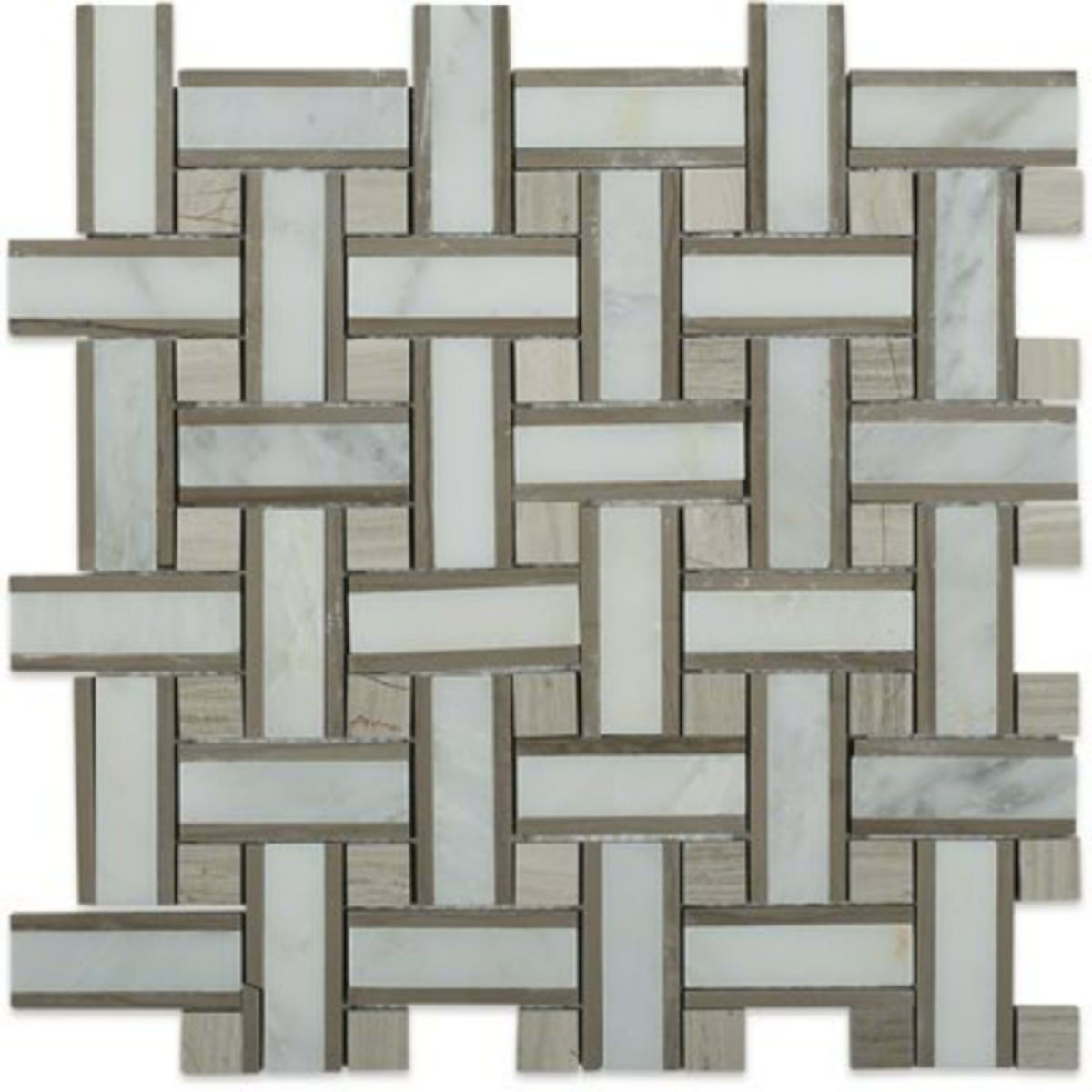 Lattice in Athens Gray  Asian Statuary  Wooden Beige Natural Stone