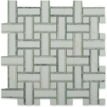 Lattice in Ming Green  Thassos Natural Stone
