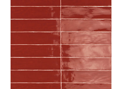 Linea in Terracotta Glossy 3 X 12