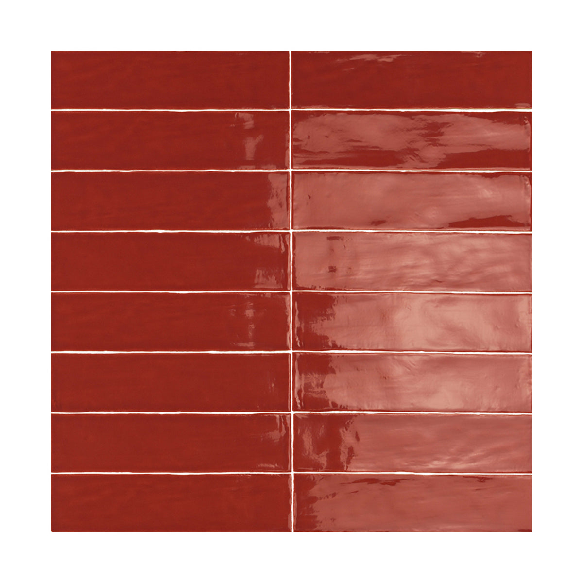 Linea in Terracotta Glossy 3 X 12 Tile