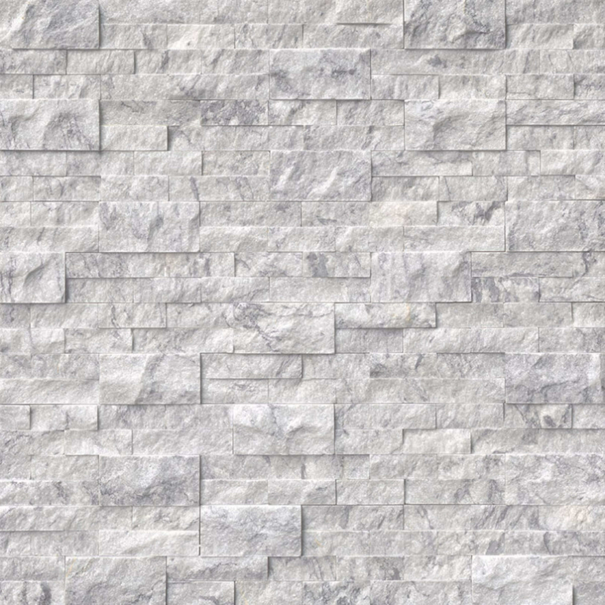 Rockmount Stacked Stone Collection in Arabescato Carrara Natural Stone