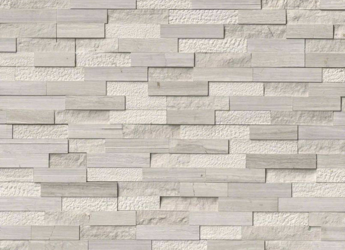 Rockmount Stacked Stone Collection in White Oak Multi Finish