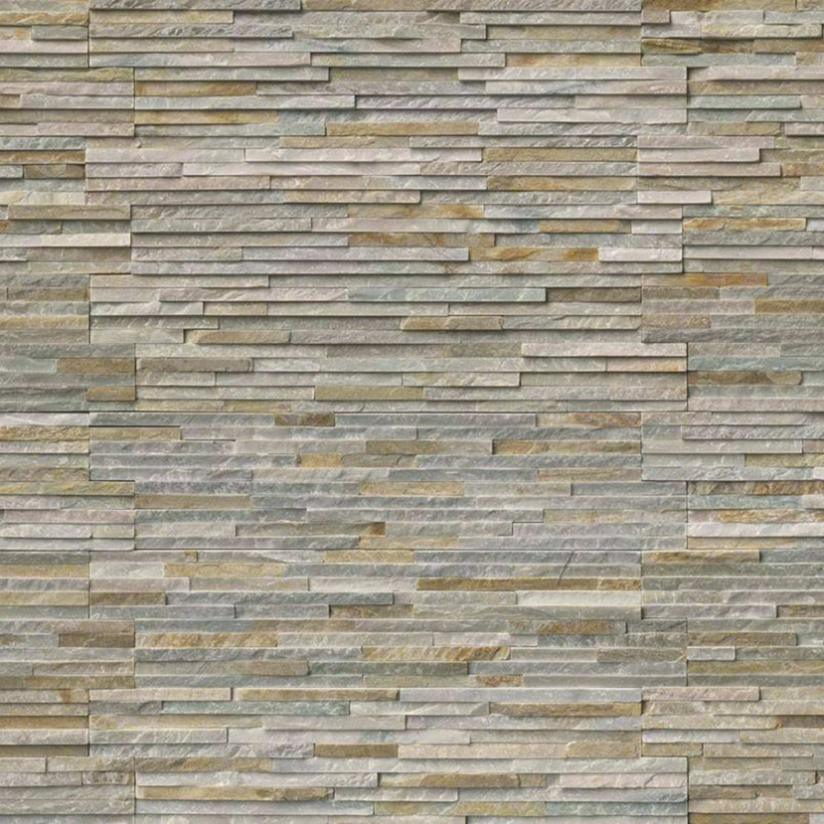 Rockmount Stacked Stone Collection in Golden Honey Pencil Natural Stone