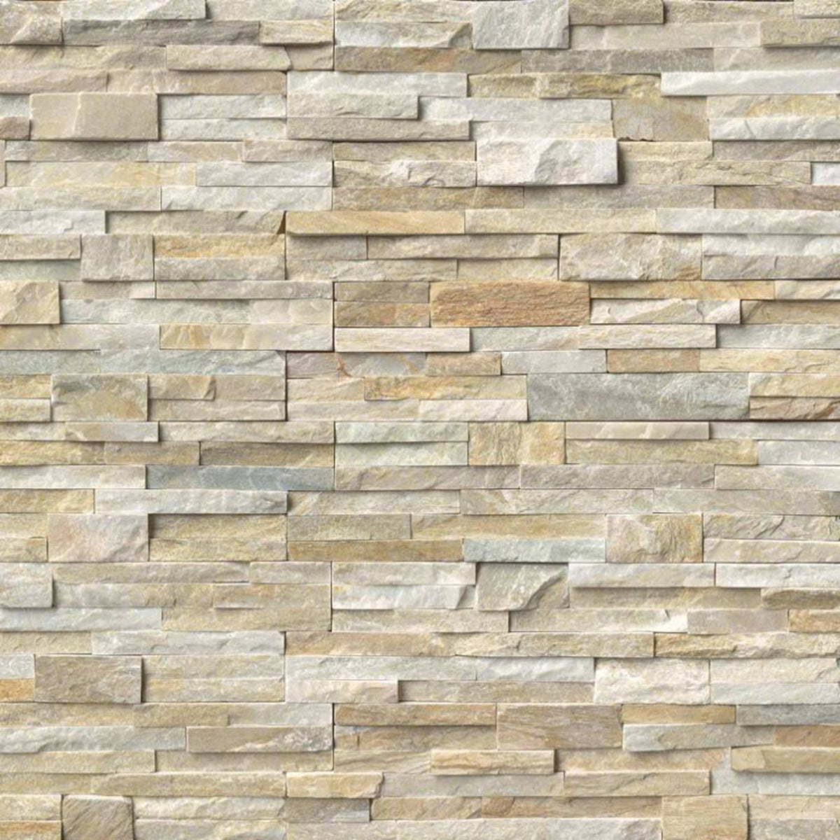 Rockmount Stacked Stone Collection in Golden Honey Natural Stone