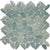 Liquid Rocks in Aqua Blue Glass Tile