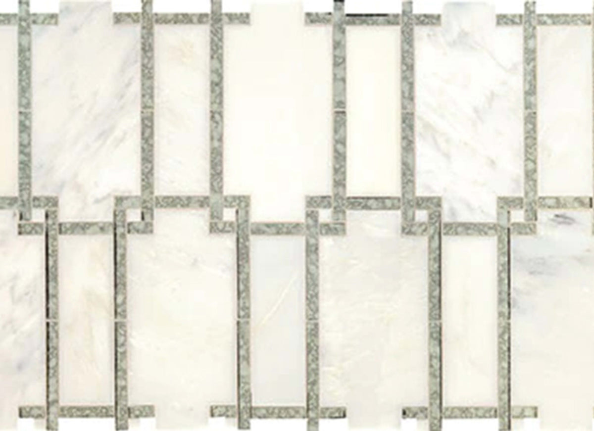 Lavaliere in First Snow Elegance/Ant Mirror Architectural Reflections