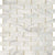 Lavaliere in Alluring White/Brass Melded Tile