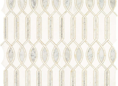 Lavaliere in Carrara/Thassos/Mother Pearl Imaginare