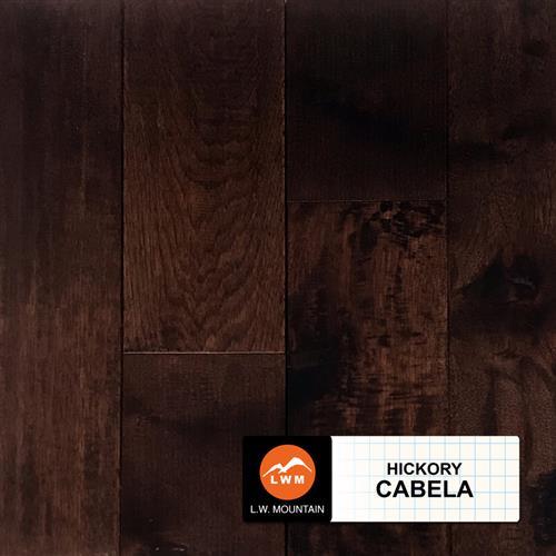 Hand Scraped Hickory - Solid in Cabela Hardwood