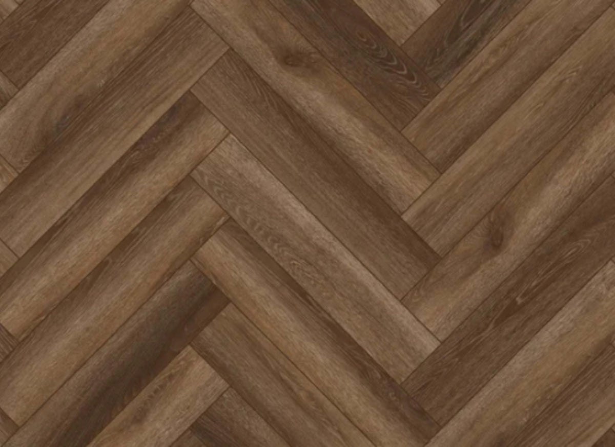 Herringbone - Lenox Peak in Rosewood
