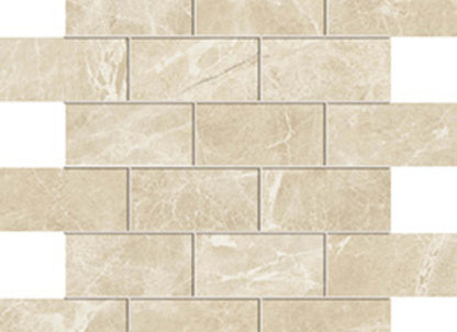 Liberty in Monument Cream Brick Mosaic