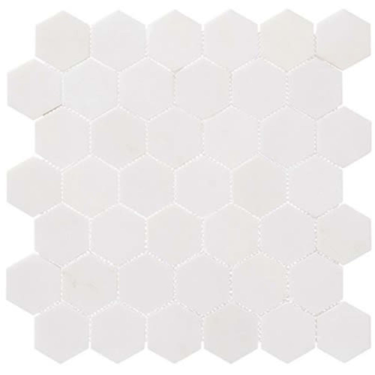 Colonial in Light Canopy 2" Hex Natural Stone