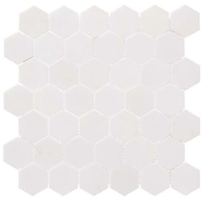 Colonial in Light Canopy 2" Hex Natural Stone