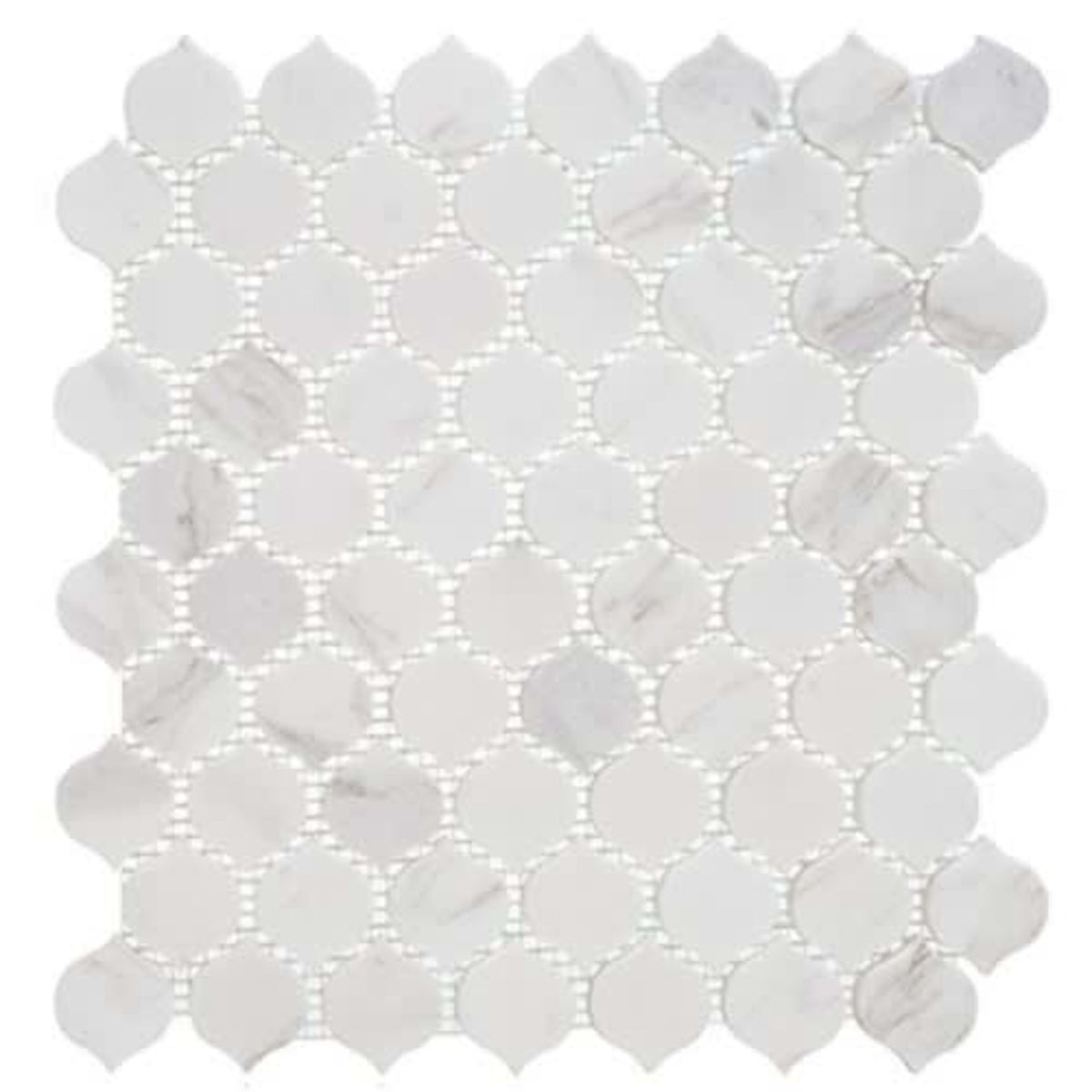 French Baroque in Luxemburg Wind 1 1/2" Arabesque Natural Stone