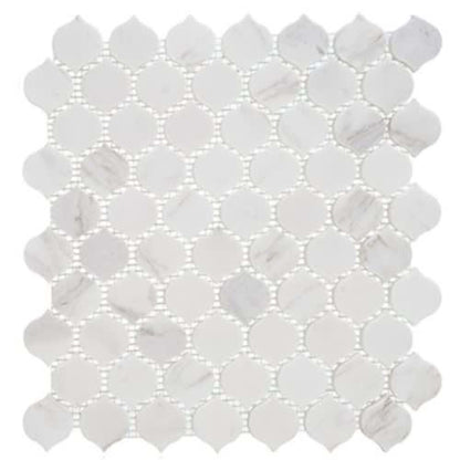 French Baroque in Luxemburg Wind 1 1/2" Arabesque Natural Stone