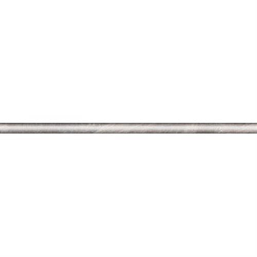Predella in Meta Silver Pencil Liner - 0.5x12 Tile