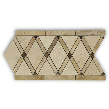 Majestic in Majestic Border Crema Marfil  Light Emperador  Dark Emperador Natural Stone