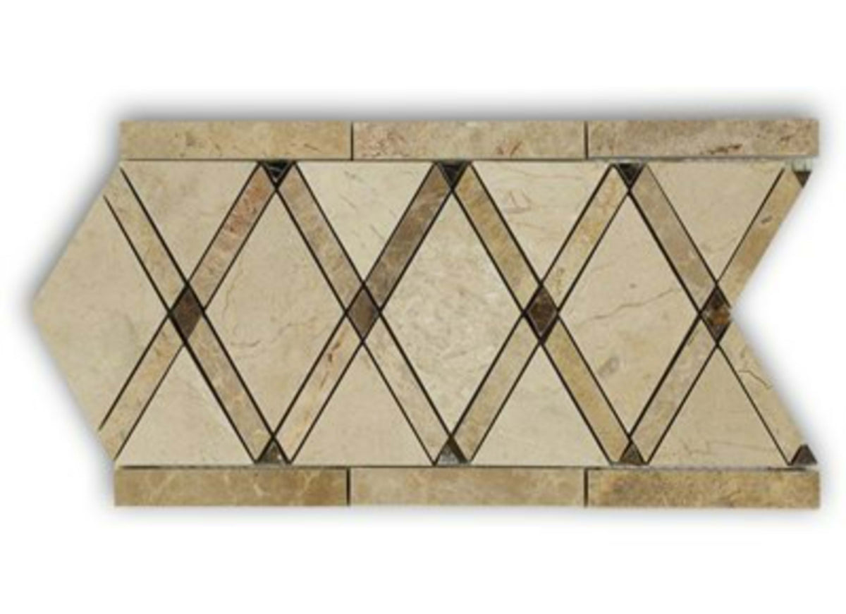 Majestic in Majestic Border Crema Marfil  Light Emperador  Dark Emperador