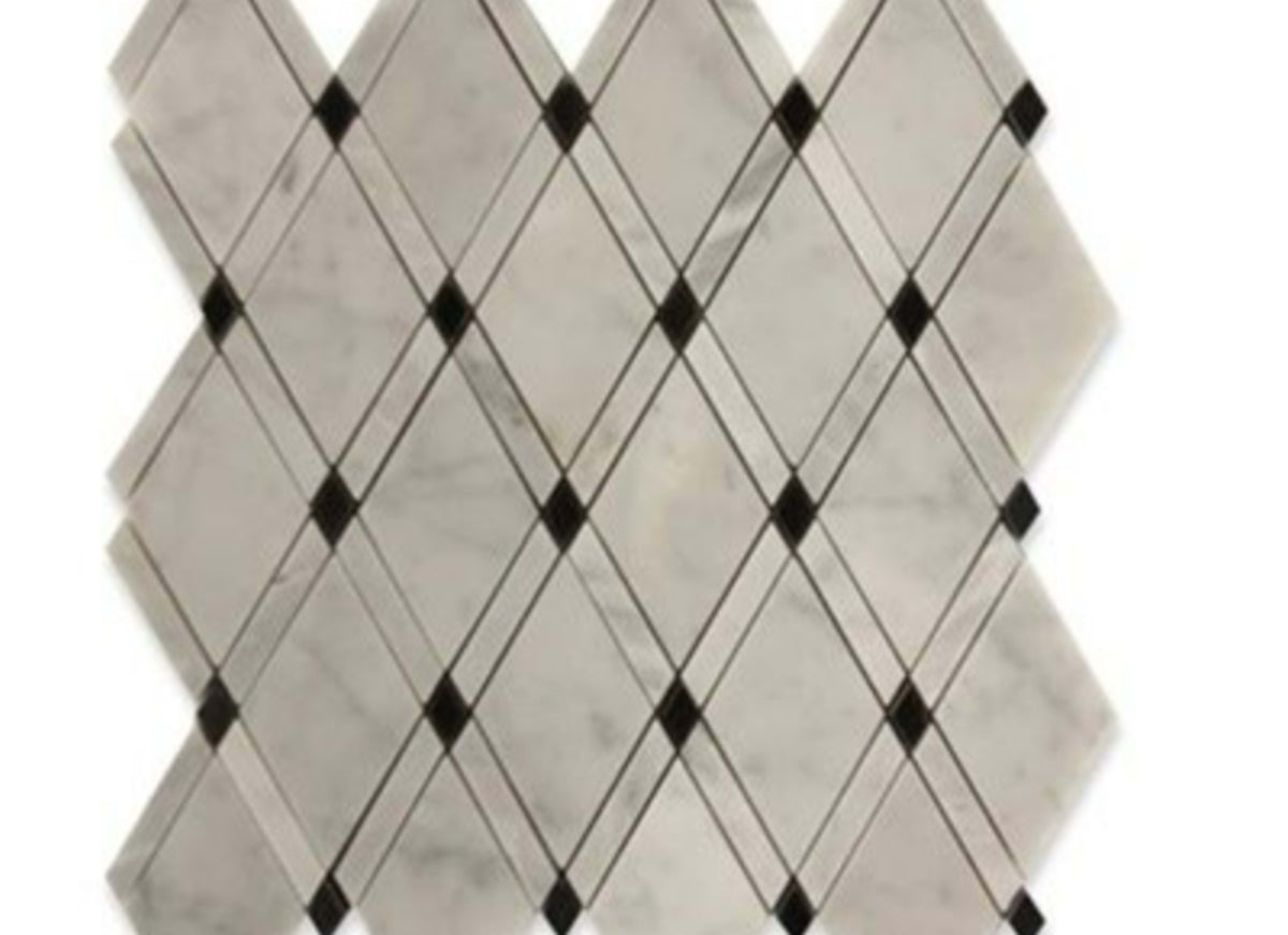 Majestic in Majestic White Carrara  Light Gray  Black