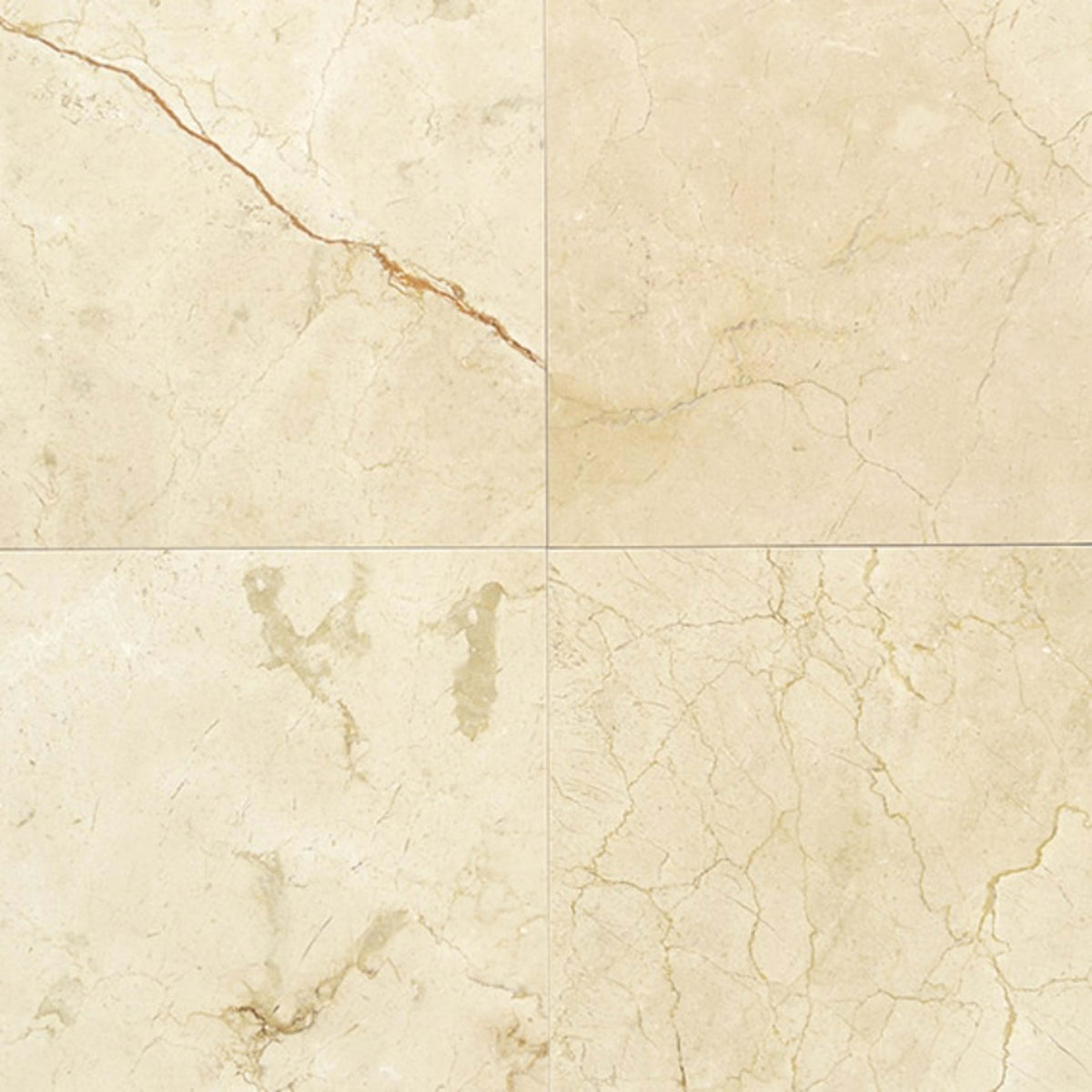 Marble in Crema Marfil Cl-12x12 Natural Stone