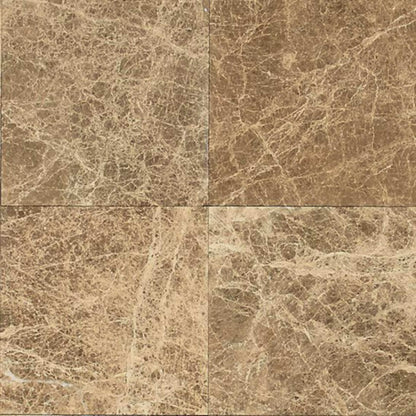 Marble in Emperador Lt Cl-12x12x.375 Natural Stone