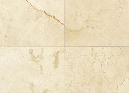 Marble in Crema Marfil Cl-18x18x.5-Polished