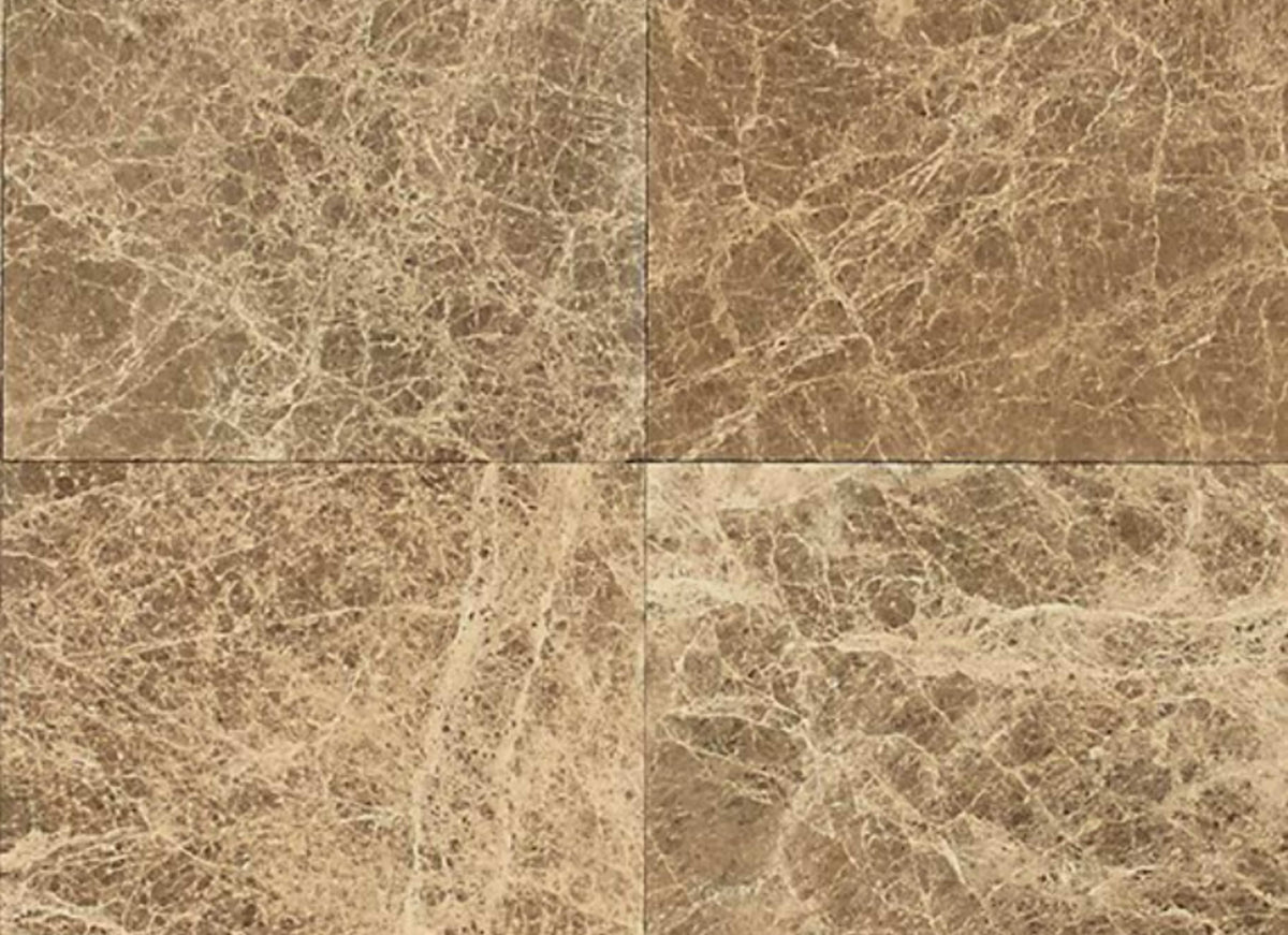 Marble in Emperador Lt Cl-18x18x.625