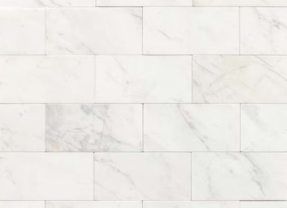 Marble in Contempo White-3x6-Tumbled