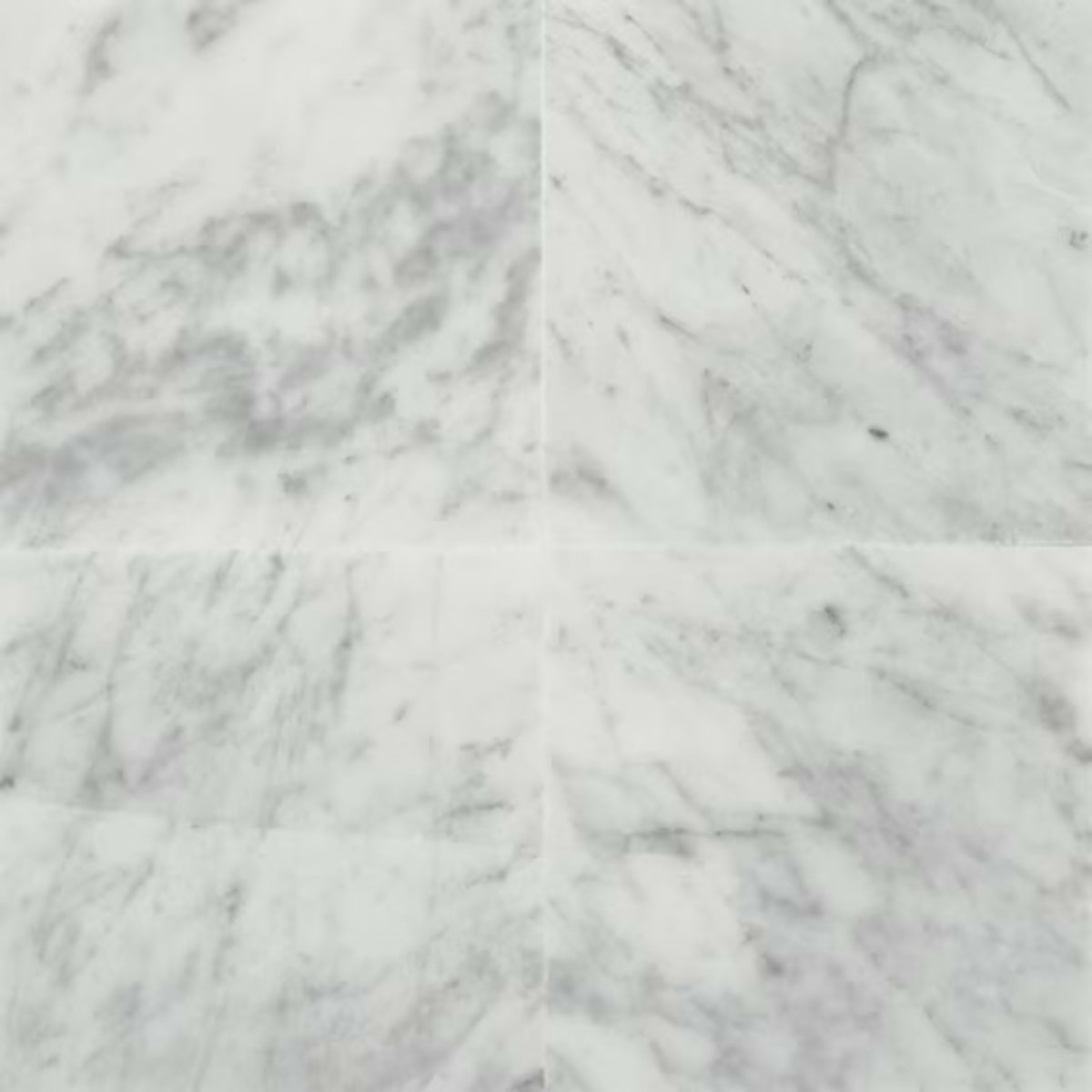 Marble in Carrara White-18x18-Honed Natural Stone