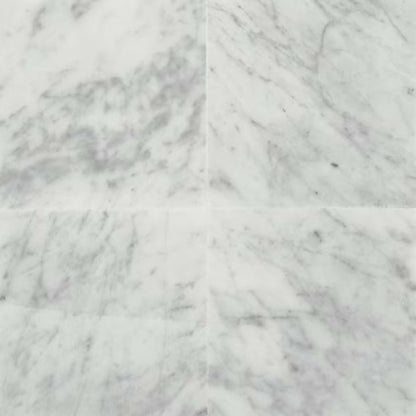 Marble in Carrara White-18x18-Honed Natural Stone