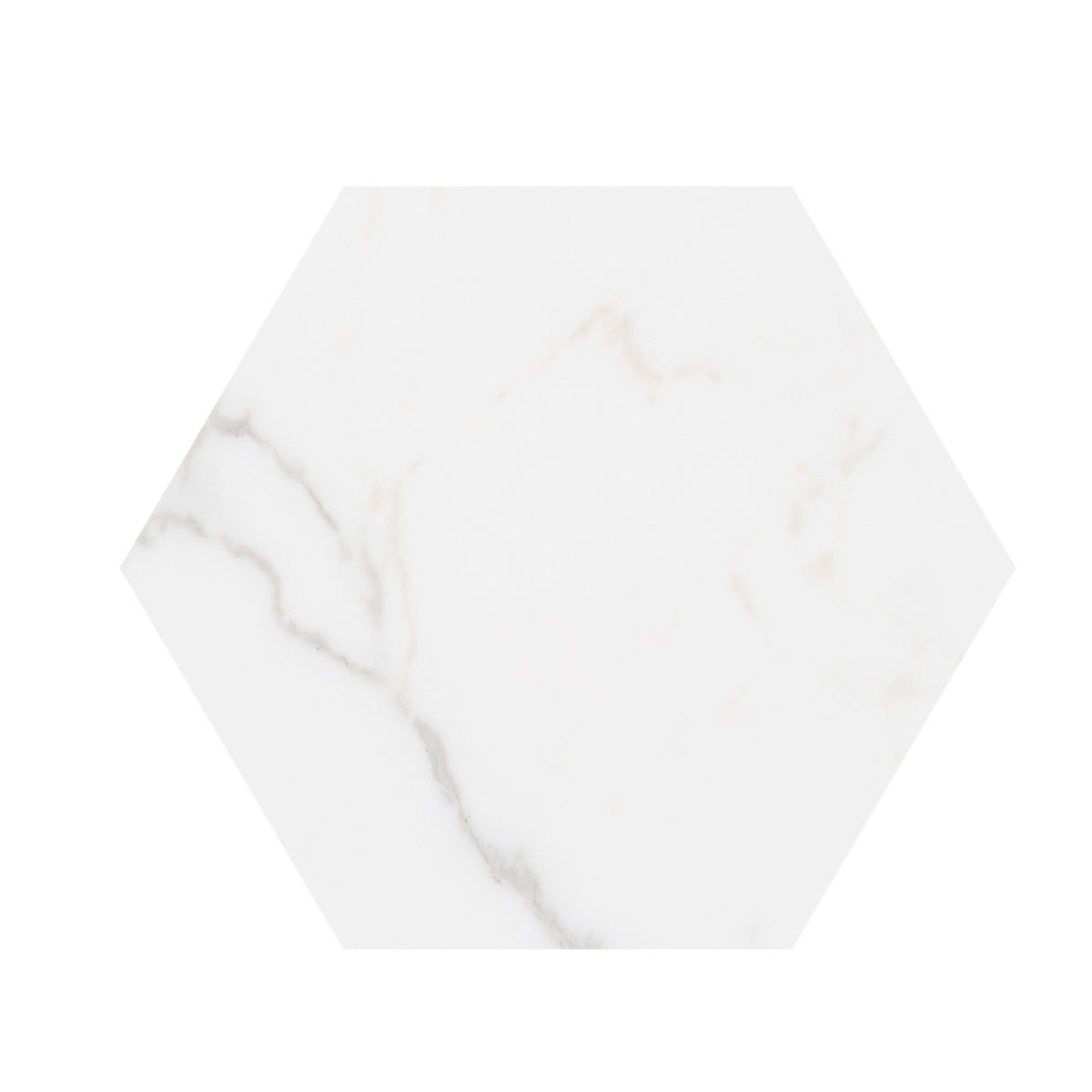 Massa Marble in Carrara 9x10 Hexagon Tile