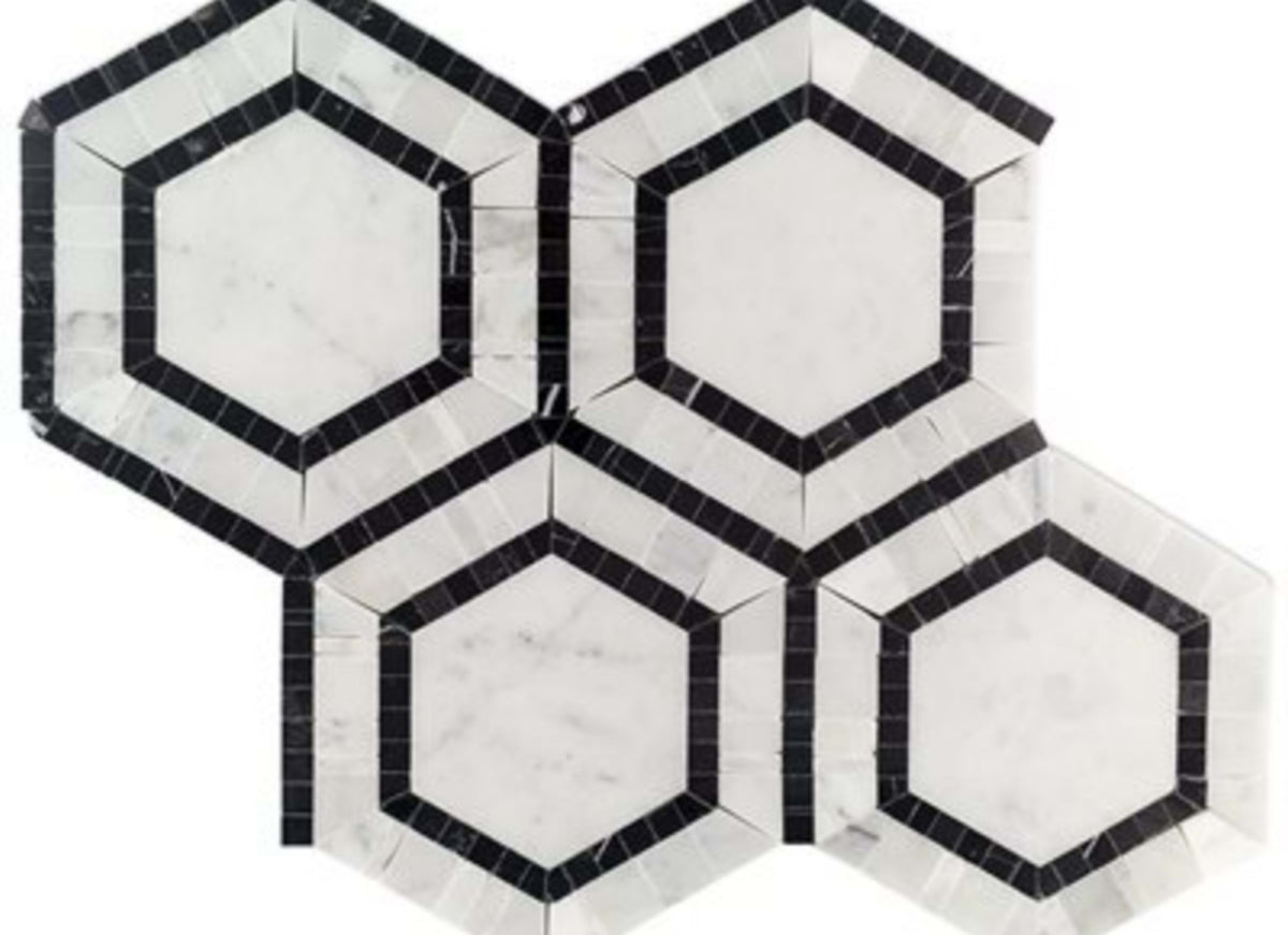 Metrology in Carrara  Nero  Light Gray