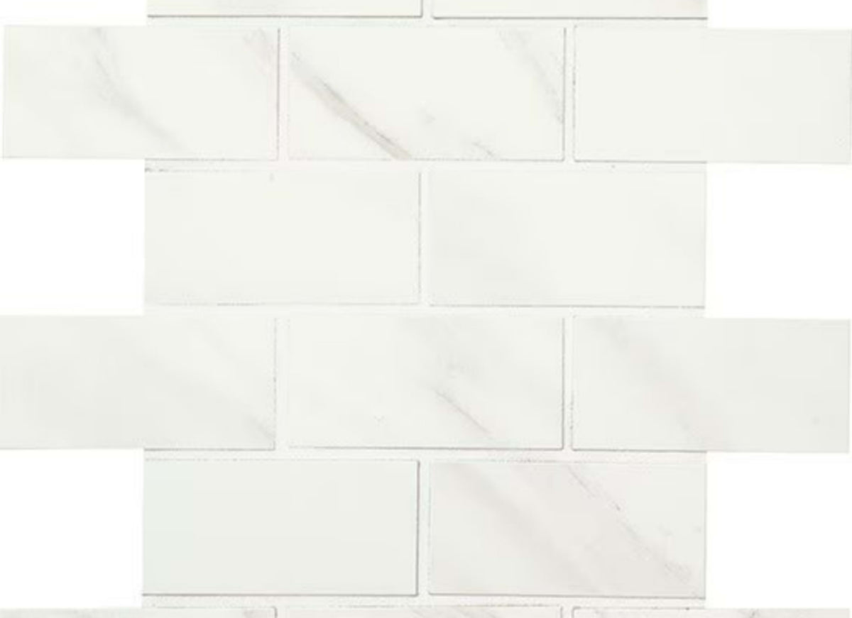 Mirasol in Bianco Carrara-2x4