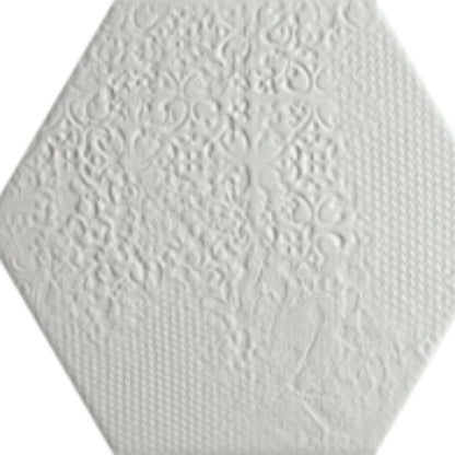 Milano Hex in White Tile