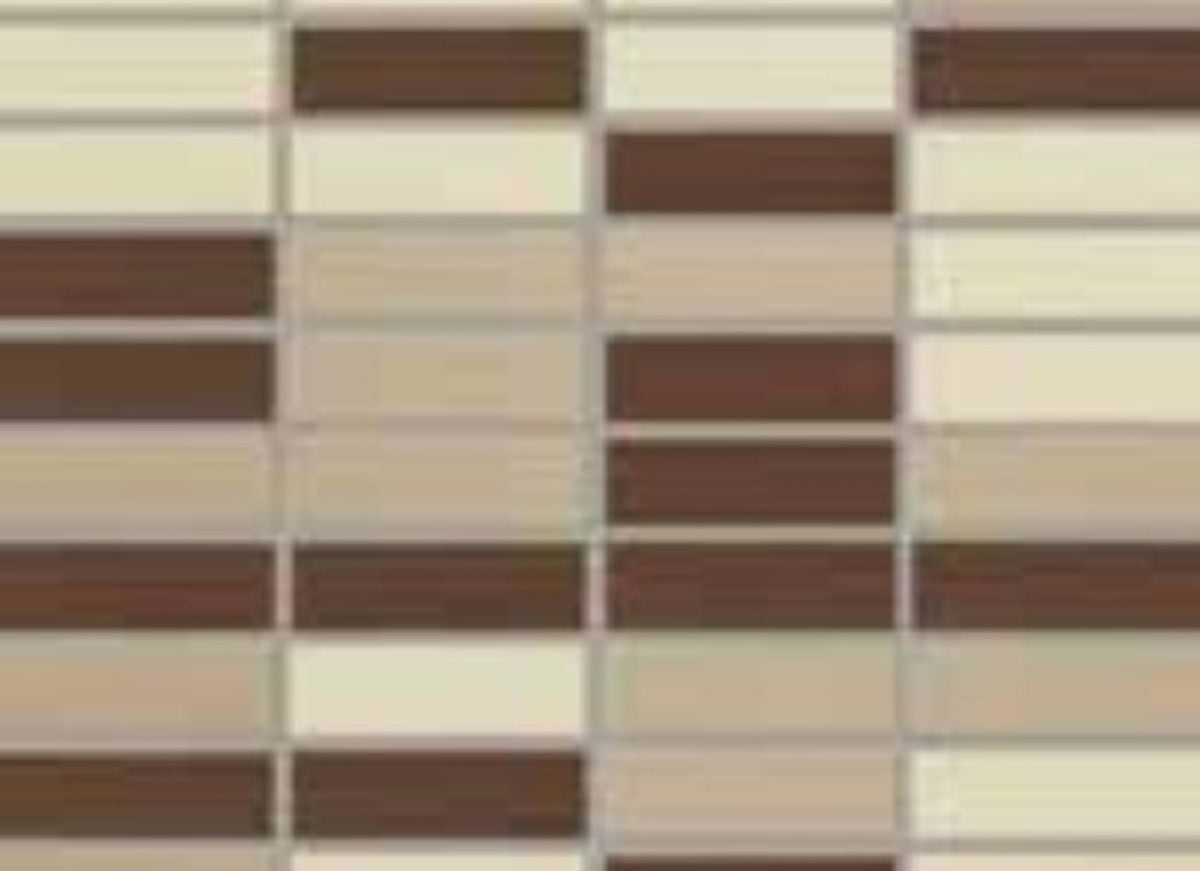 Shades 2.0 in New Warms Linear Mosaic 1"x3"