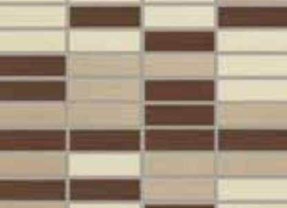 Shades 2.0 in New Warms Linear Mosaic 1"x3"