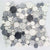 Motion in Circles Carrara Thassos  Bardiglio Nuvolato Natural Stone
