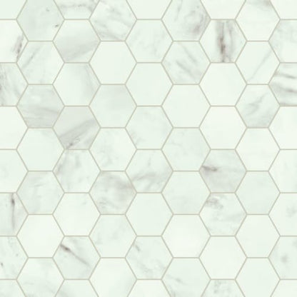 Modern Comfort Silver in Honeycomb White 12'