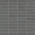 Fabric Art in Modern Textile Dark Gray 1x3 Tile